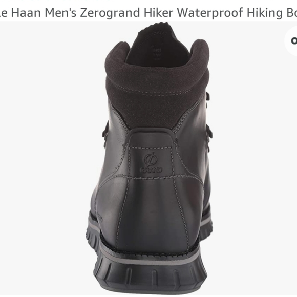 COLE HAAN MENS ZEROGRAND LEATHER WATERPROOF HIKING BOOTS, CHOOSE SZ/COLOR - Picture 11 of 11